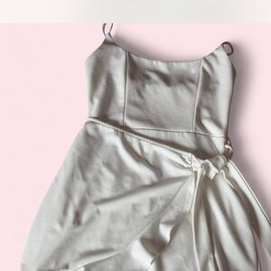 Lucy in the Sky Strapless Cream Dress